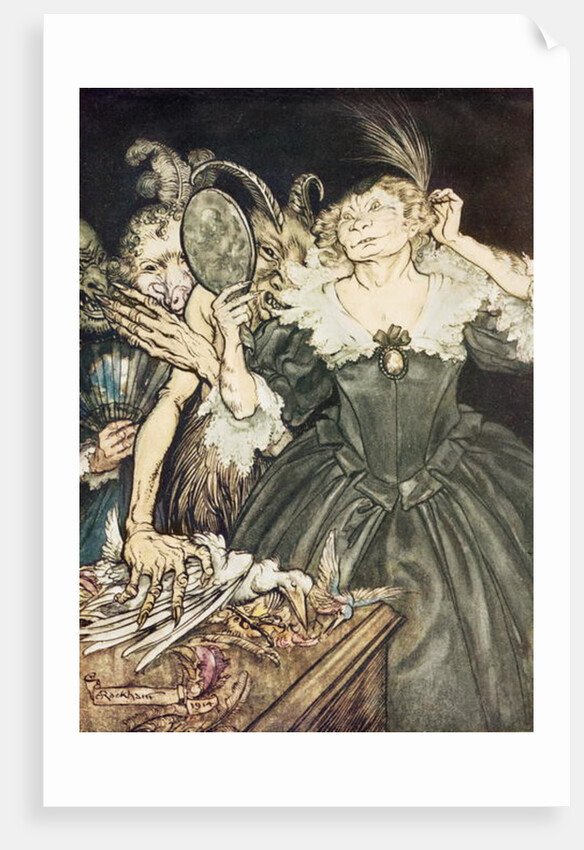 Comus by John Milton: 'And they, so perfect is their misery', 1914 by Arthur Rackham