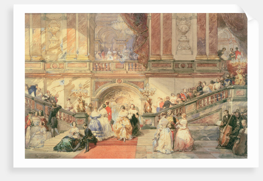 208.857 A Ball at the Town Hall by Eugene-Louis Lami