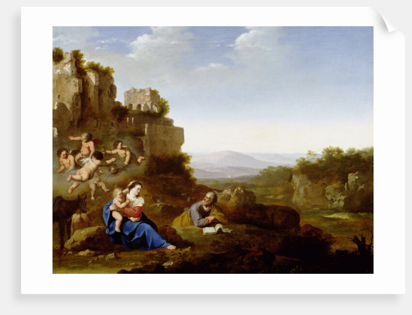 The Holy Family by Jan van Haensbergen