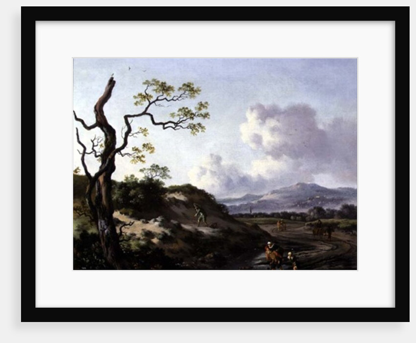 A Landscape with Travellers by Jan Wynants