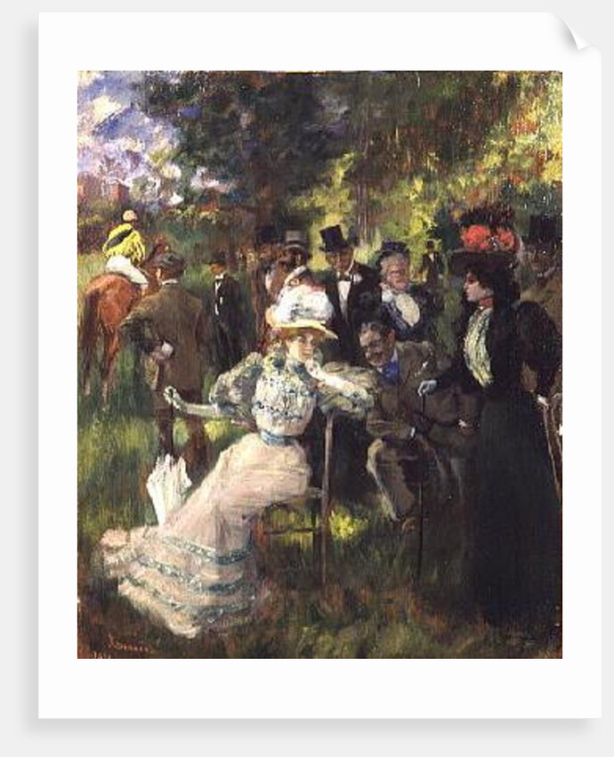 At The Races by Pierre Georges Jeanniot