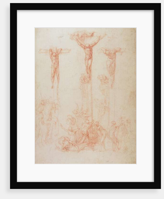Study of Three Crosses by Michelangelo Buonarroti