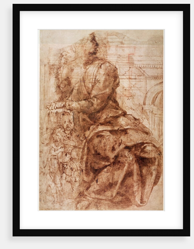 Study of Sibyl by Michelangelo Buonarroti
