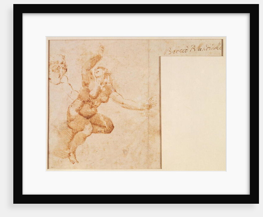 Study of a Female Nude by Michelangelo Buonarroti