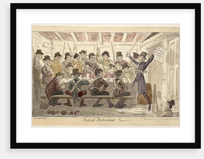 Radical Parliament !! by George Cruikshank