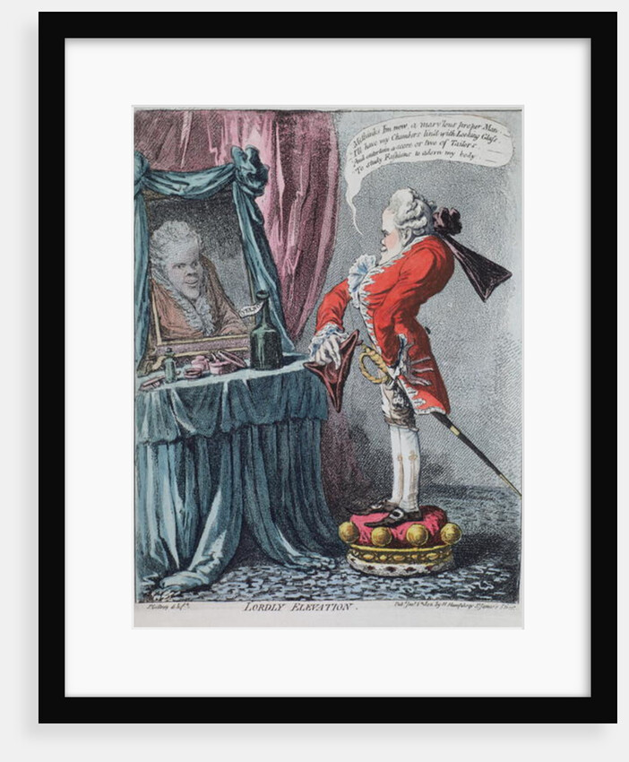 Lordly Elevation by James Gillray