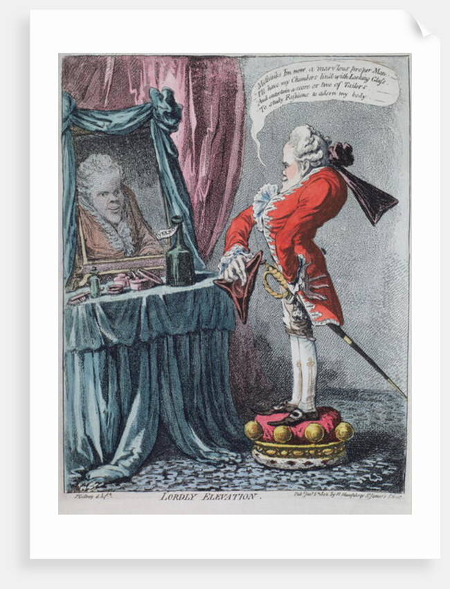 Lordly Elevation by James Gillray
