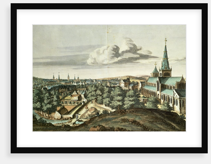 Prospect of the Town of Glasgow from the North East by John Slezer