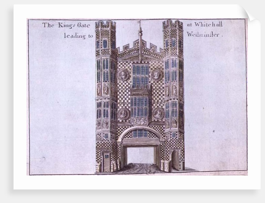 Whitehall: The Kings Gate Leading to Westminster by Robert Morden