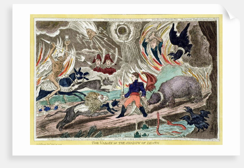 The Valley of the Shadow of Death by James Gillray