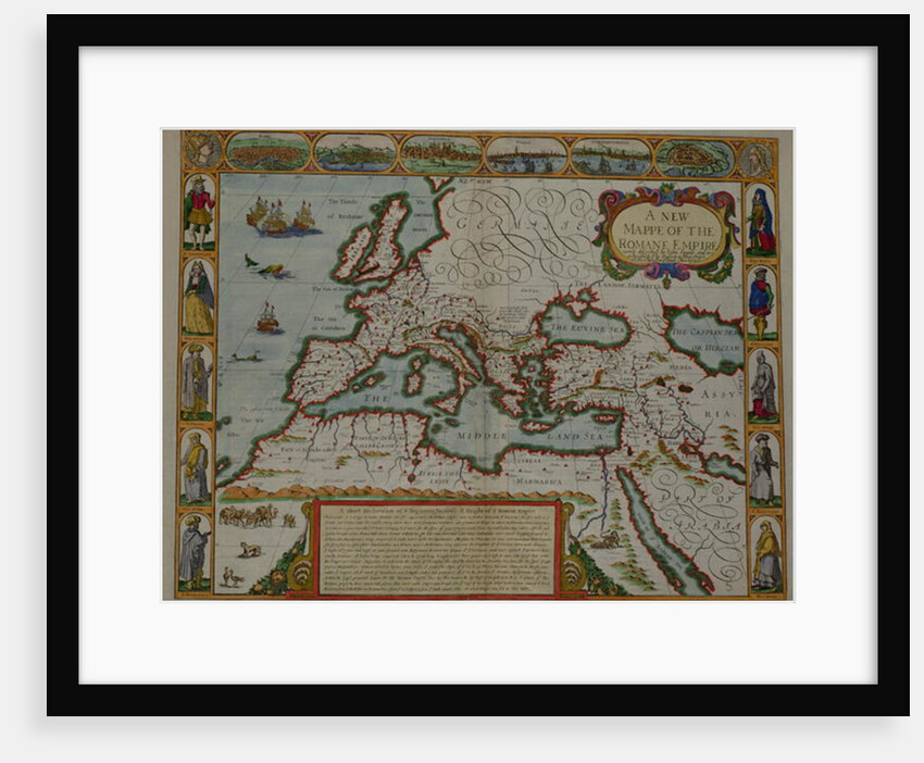 A New Map of the Roman Empire by John Speed