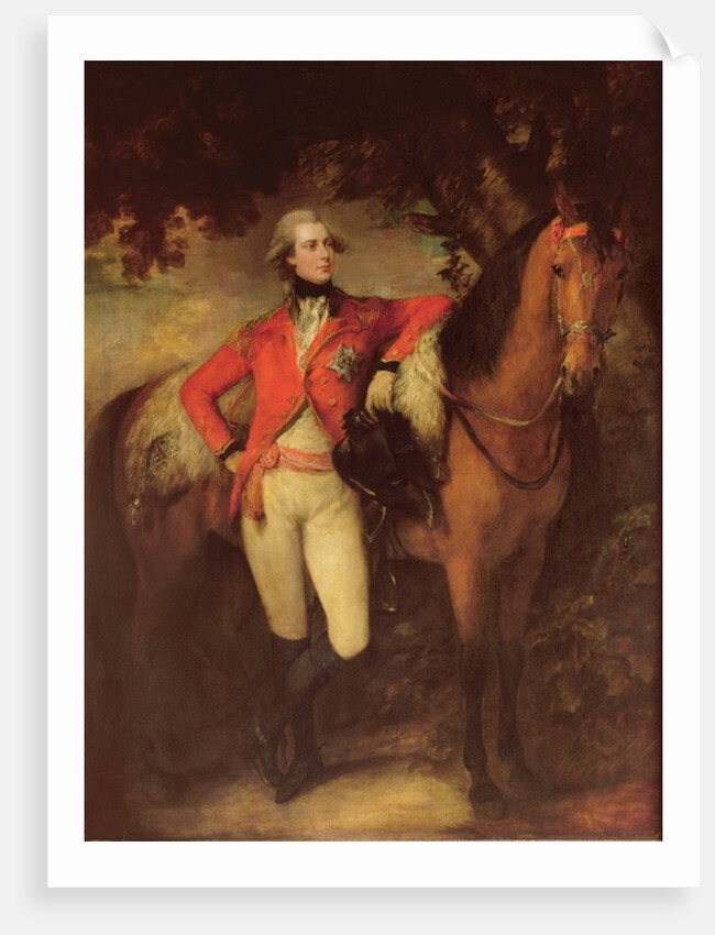 George IV, as Prince of Wales, 1782 by Thomas Gainsborough