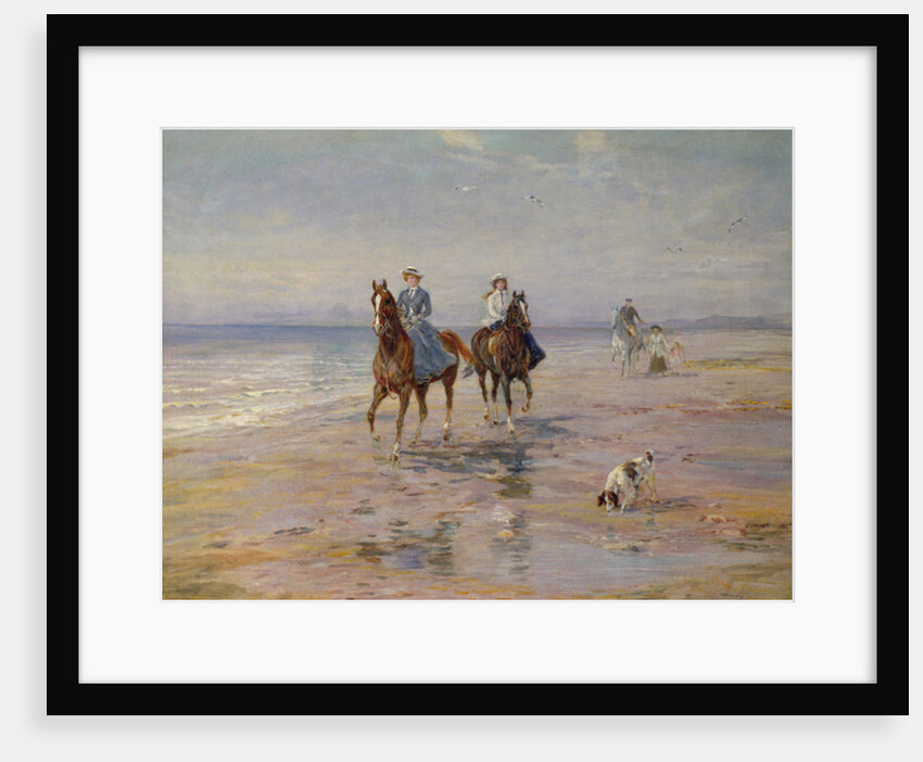 A Ride on the Beach, Dublin by Heywood Hardy