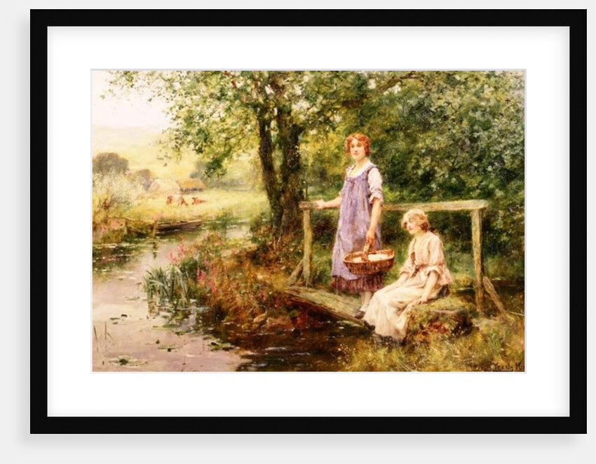 The Foot Bridge by Henry John Yeend King