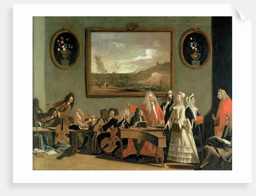 Rehearsal of an Opera, said to be Pyrrhus and Demetrius by Marco Ricci