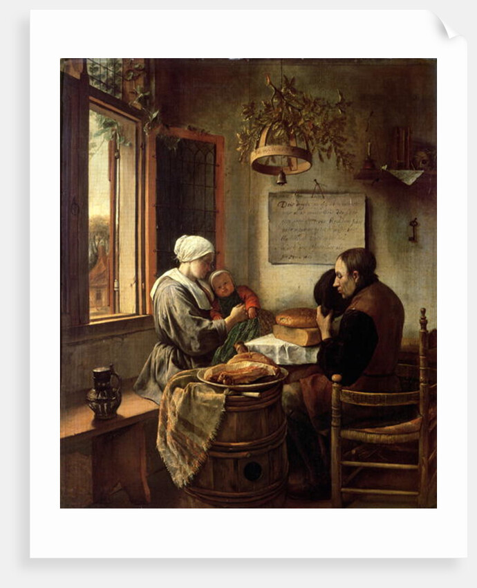 Grace before Meat, 1660 by Jan Havicksz. Steen