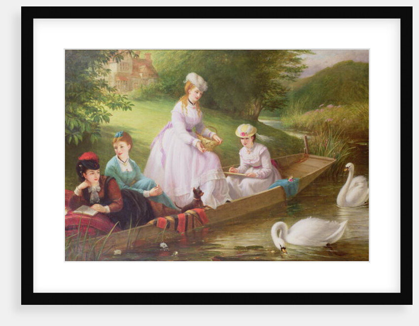 The Thames Swans by Thomas Brooks