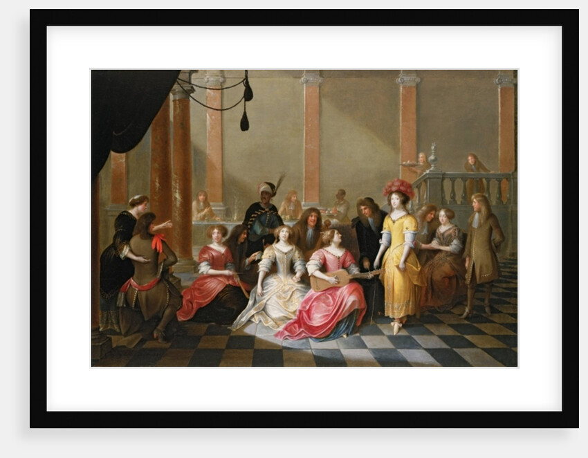 An Elegant Company at Music Before a Banquet by Hieronymus Janssens