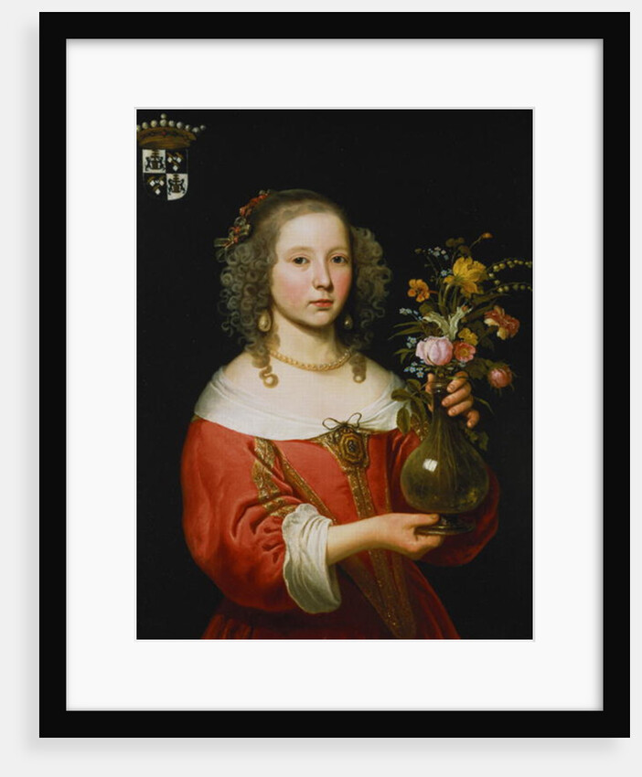 Portrait of a Young Girl by Abraham Lamberts Jacobsz van den Tempel