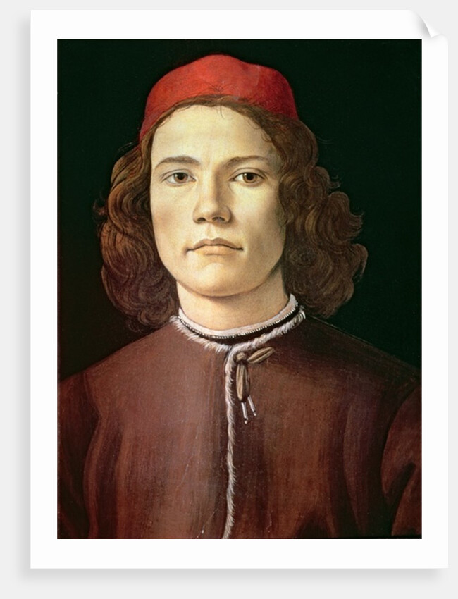 Portrait of a Young Man, c.1480-85 by Sandro Botticelli