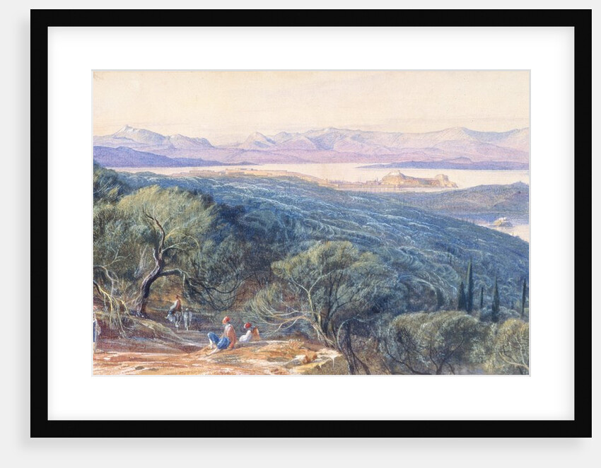 Corfu, 19th century by Edward Lear