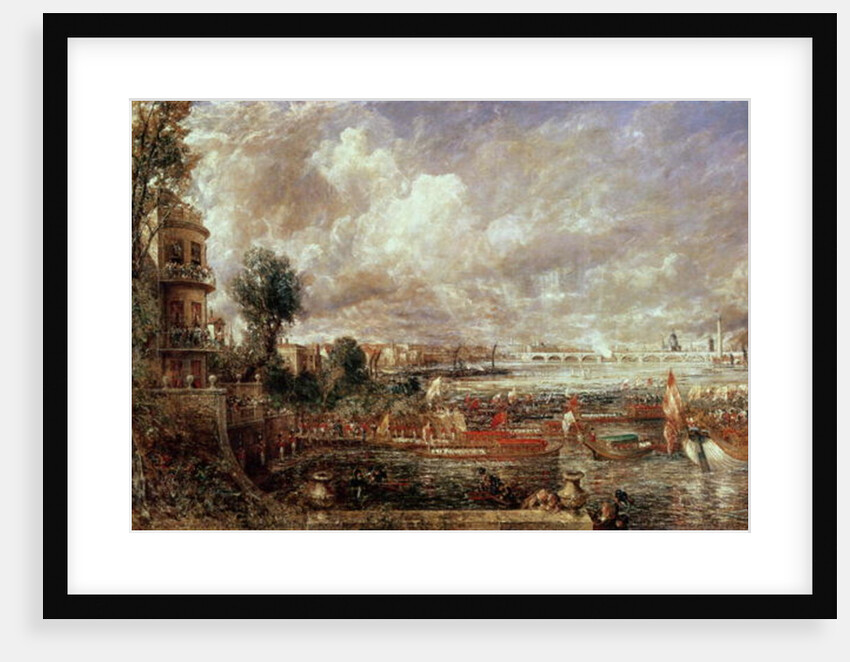 The Opening of Waterloo Bridge, Whitehall Stairs, 18th June 1817 by John Constable