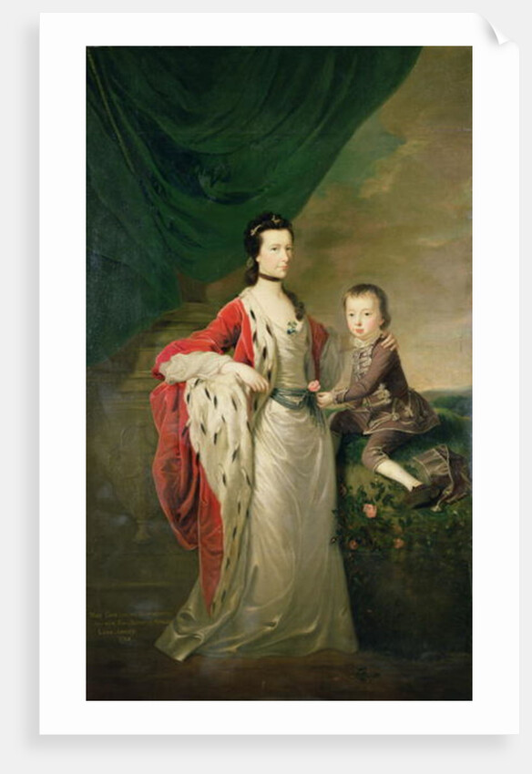 Mary, Countess of Shaftsbury and her Son, Anthony Ashley Cooper by Joseph Highmore