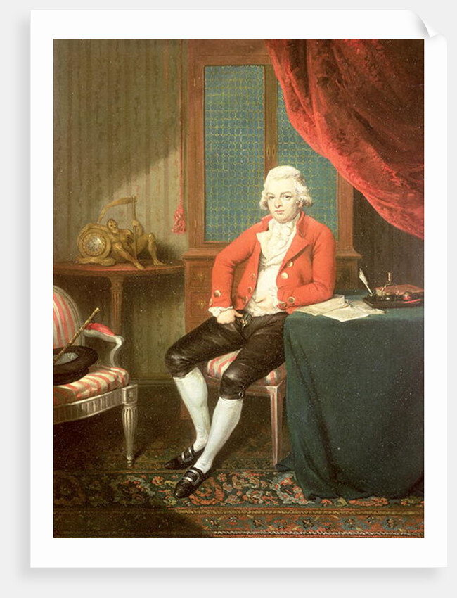 Portrait of a Gentleman said to be the actor, Tate Wilkinson by John Thomas Seton