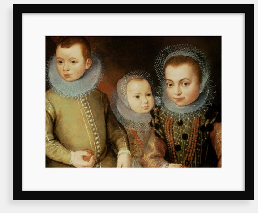 Portrait of Three Tudor Children by F.F.