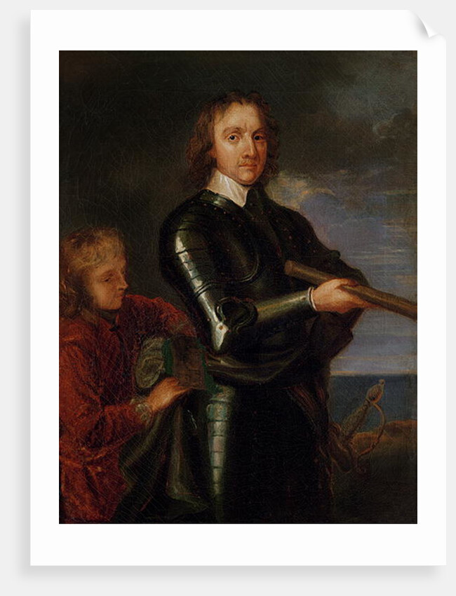 Portrait of Oliver Cromwell by Robert Walker