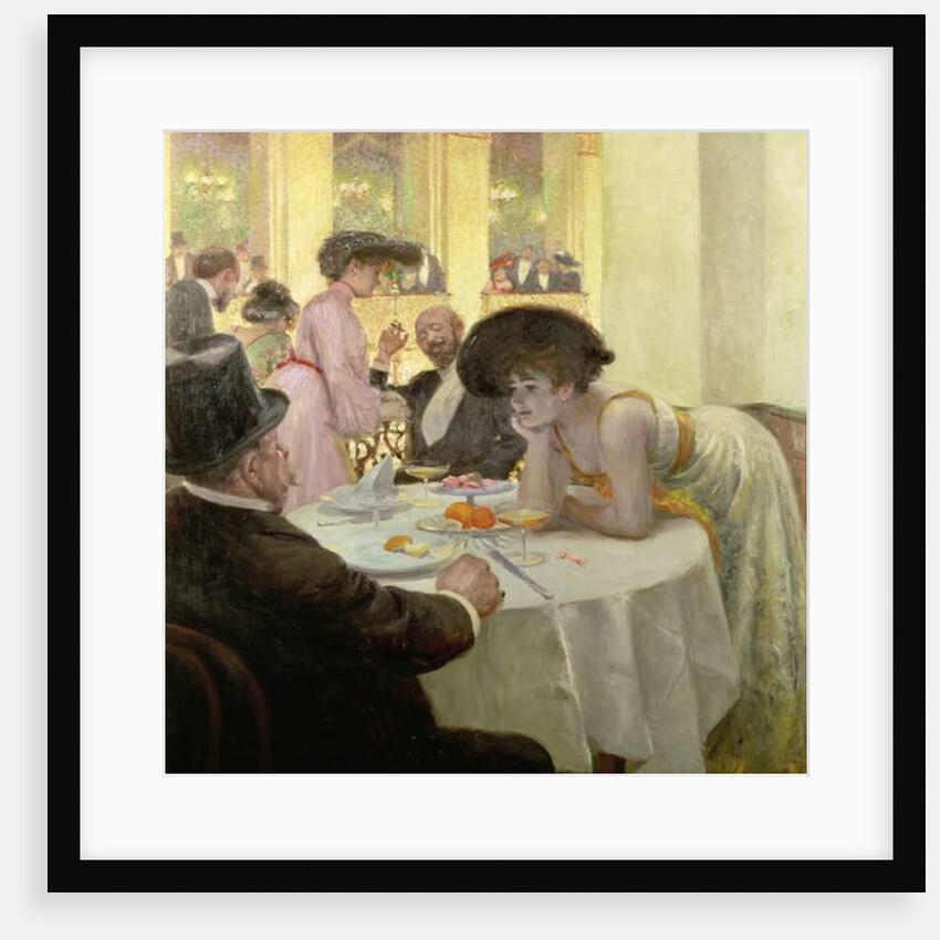 Dinner with Friends by Josef Engelhart