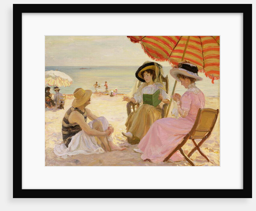 The Beach, 1929 by Alfred Victor Fournier