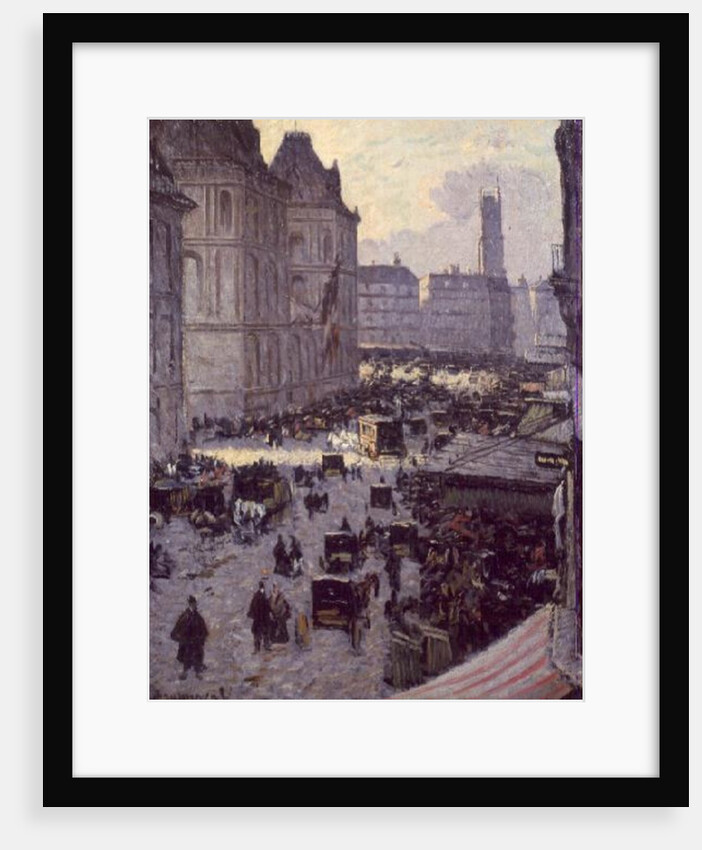 Paris Street Scene by Louis Braquaval