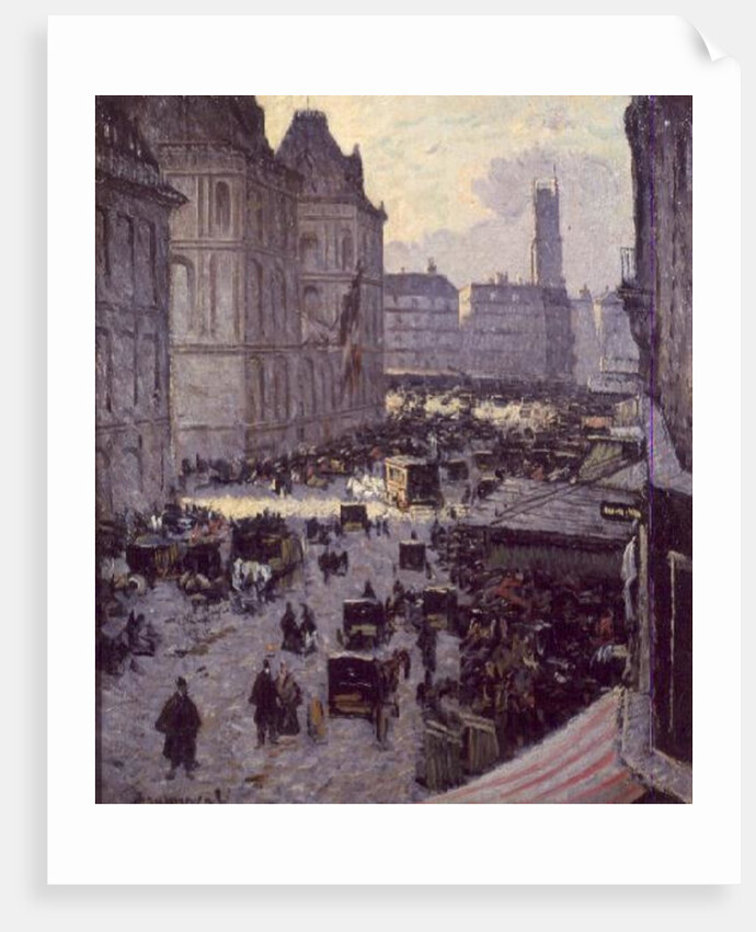 Paris Street Scene by Louis Braquaval