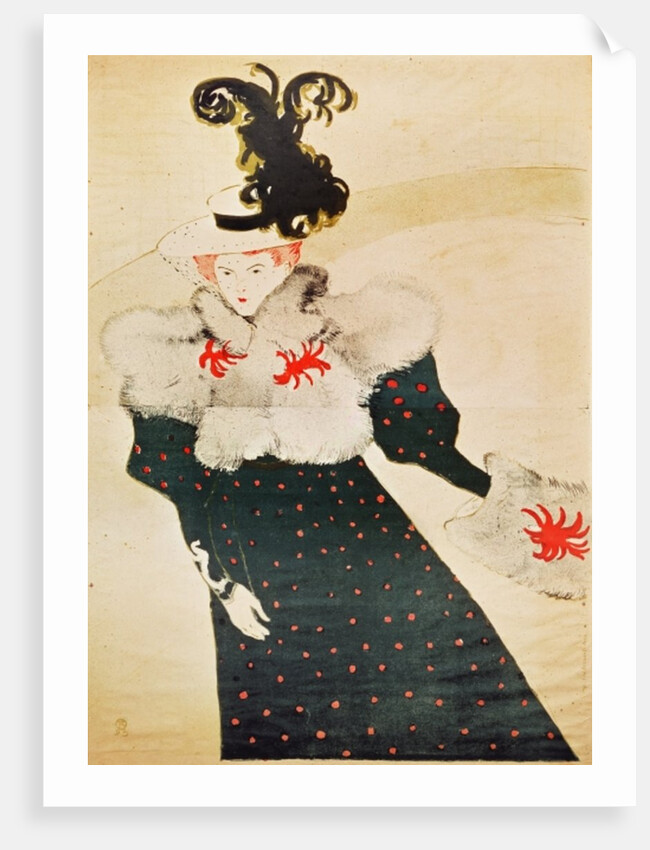 Poster advertising 'La Revue Blanche', 1895 by Henri de Toulouse-Lautrec