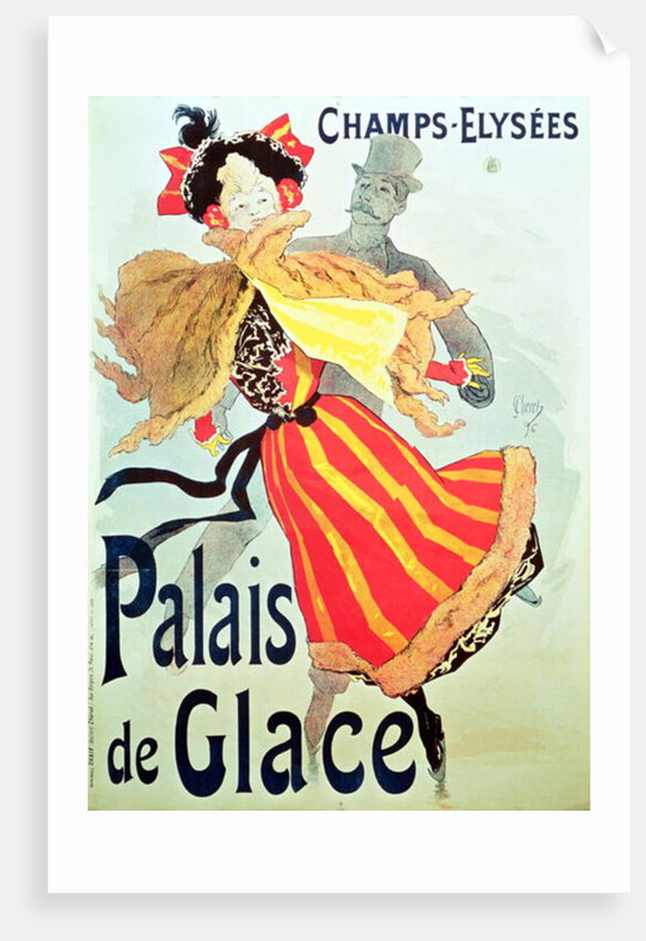 Ice Palace, Champs Elysees, Paris, 1893 by Jules Cheret