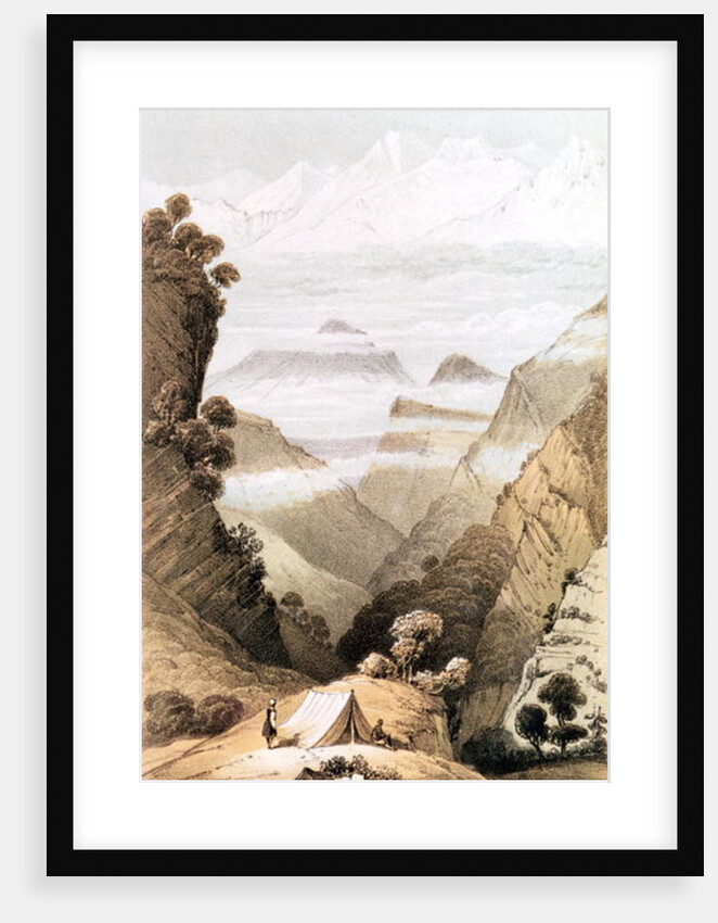 Mt. Kanchenjunga, Sikkim from Hooker's Journal, 1854 by Unknown