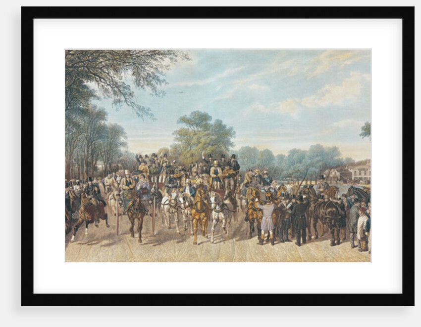 Return from the Derby, 1862 by John Frederick Herring Snr