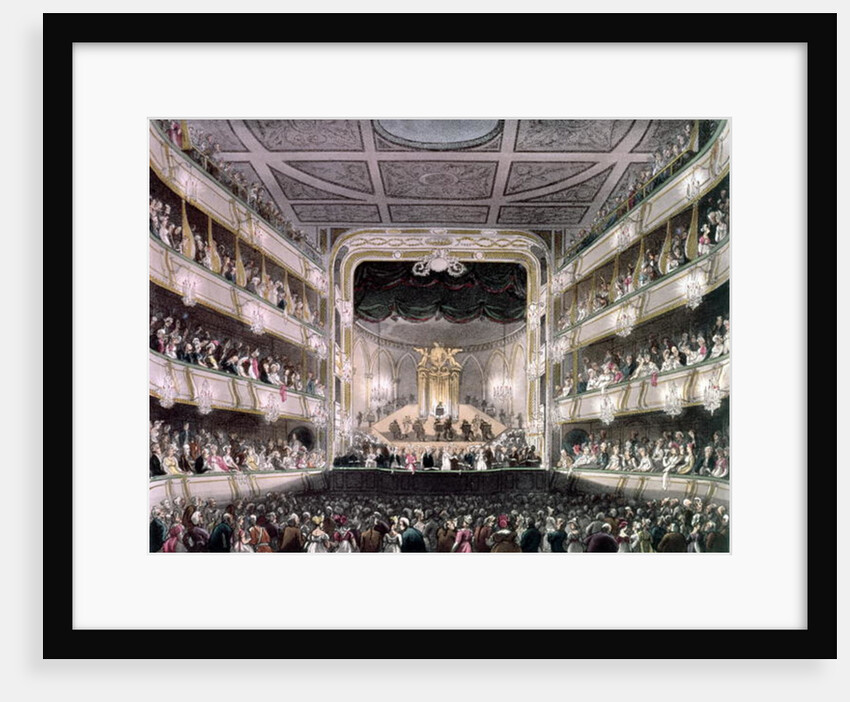 Covent Garden Theatre, 1808 by T. & Pugin A.C. Rowlandson