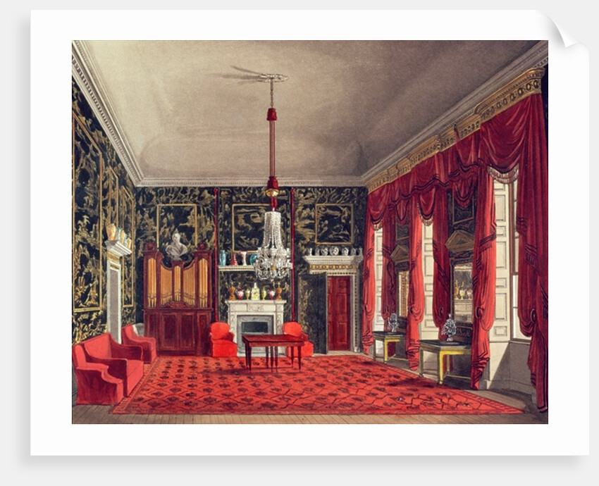 The Queen's Breakfast Room, Buckingham House by William Henry Pyne