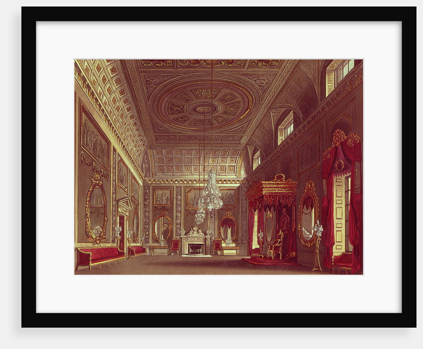 The Saloon, Buckingham Palac by William Henry Pyne