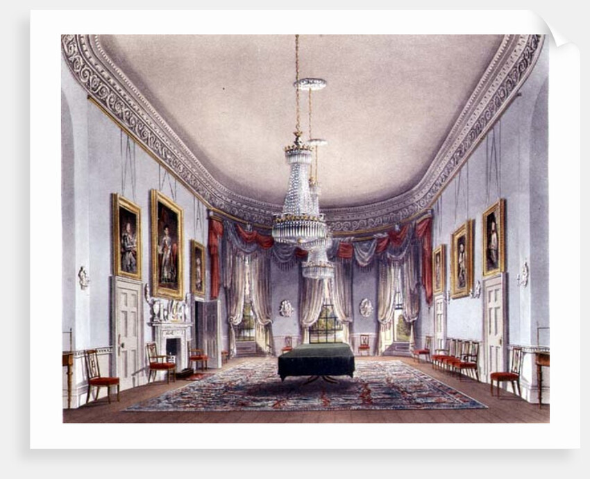 The Dining Room, Frogmore by William Henry Pyne