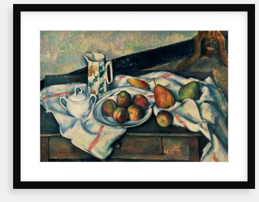 Still Life of Peaches and Pears, 1888-90 by Paul Cezanne