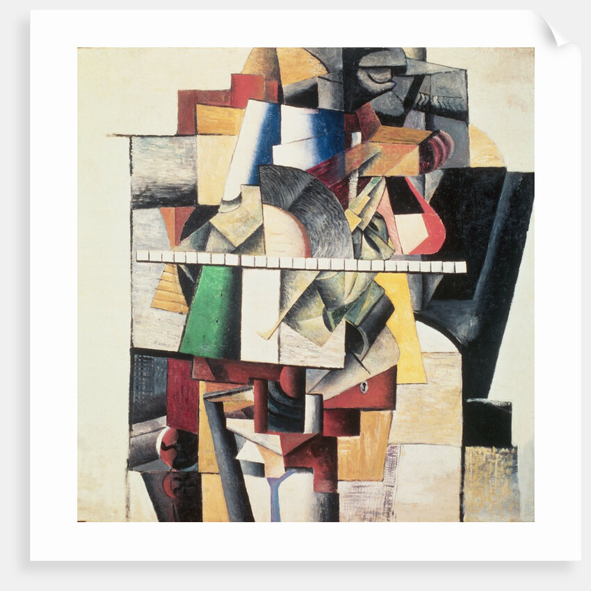 M. Matuischin by Kazimir Severinovich Malevich