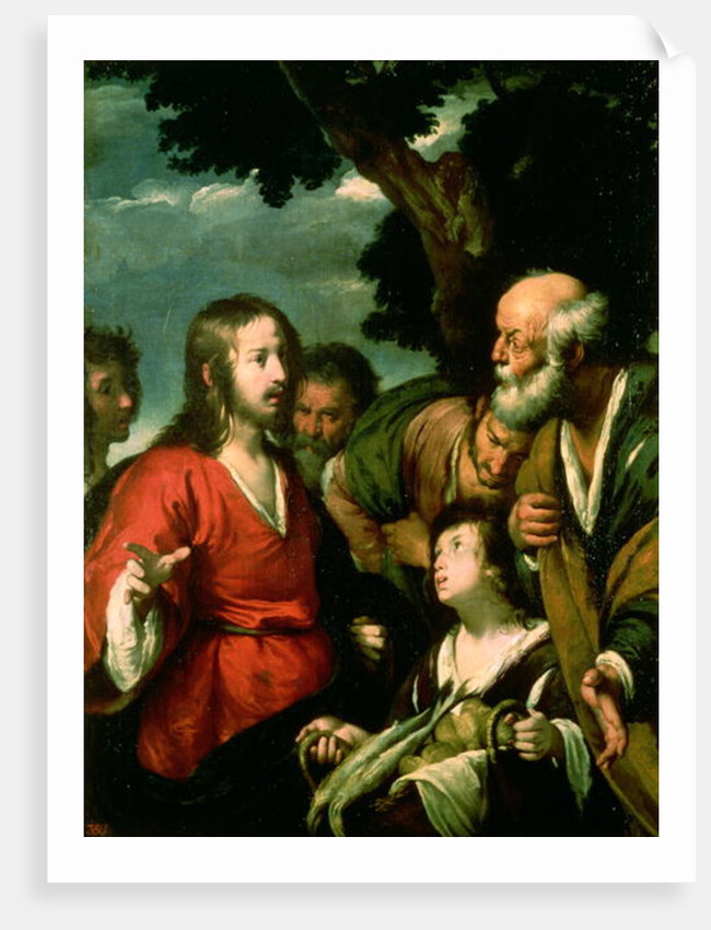 The Miracle of the Loaves and Fishes, c.1630 by Bernardo Strozzi