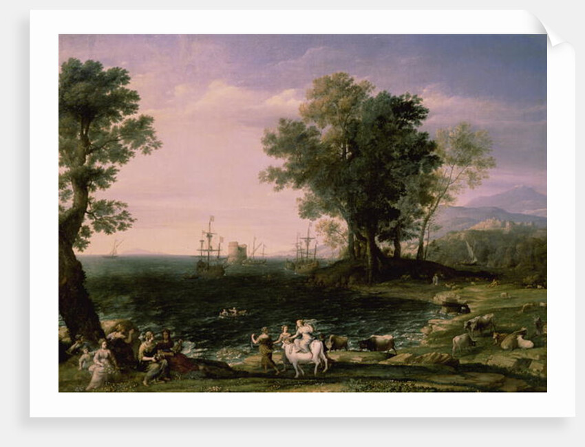 The Rape of Europa, 1655 by Claude Lorrain