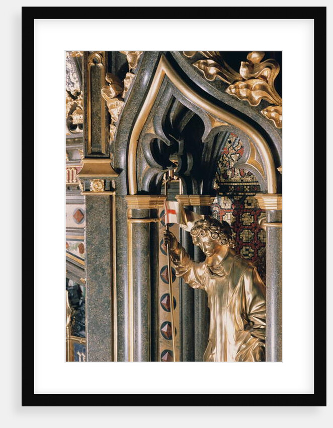 Detail of the fireplace in the Robing Room by Charles & Pugin Augustus Barry