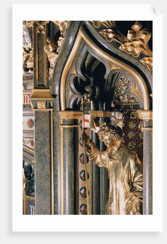 Detail of the fireplace in the Robing Room by Charles & Pugin Augustus Barry