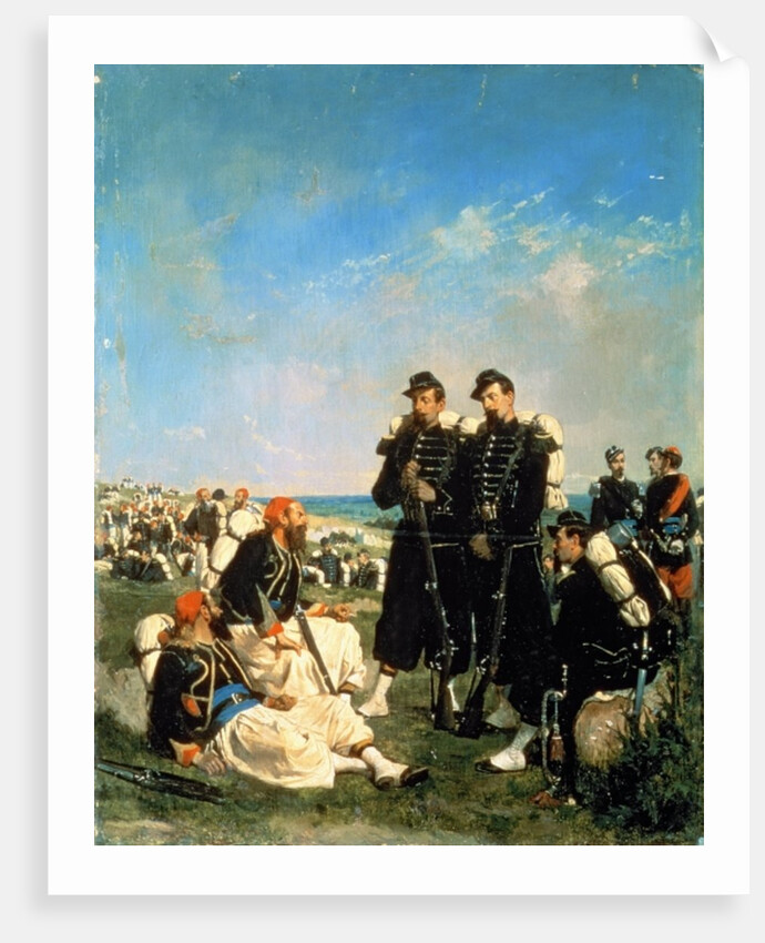 The French Encampment near Sebastopol by A. Protuet