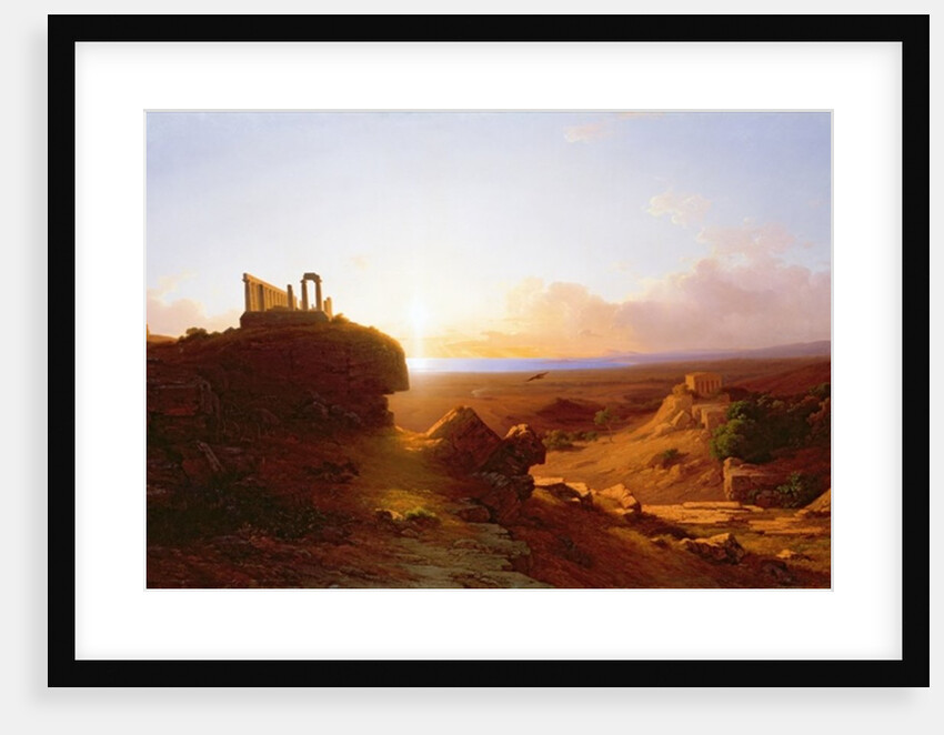 Romantic Landscape, 1860 by Antal Ligeti